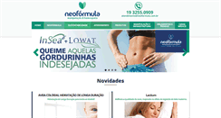Desktop Screenshot of neoformula.com.br