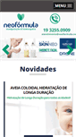 Mobile Screenshot of neoformula.com.br
